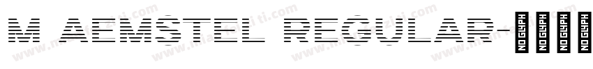 M Aemstel Regular字体转换